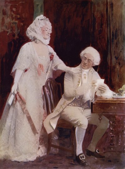 Miss Winifred Emery and Mr. Cyril Maude in The School for Scandal by English Photographer